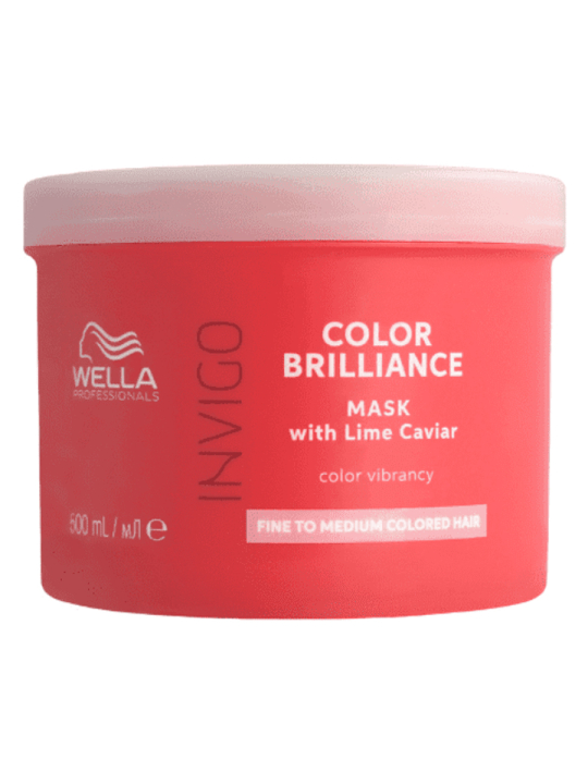 Mascarilla Invigo Cabello Fino Color Brilliance 500ml. Wella Professionals