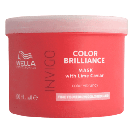 Mascarilla Invigo Cabello Fino Color Brilliance 500ml. Wella Professionals