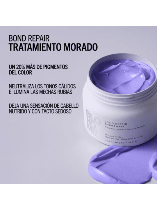 Tratamiento Morado Bond Repair BlondMe Schwarzkopf Professional