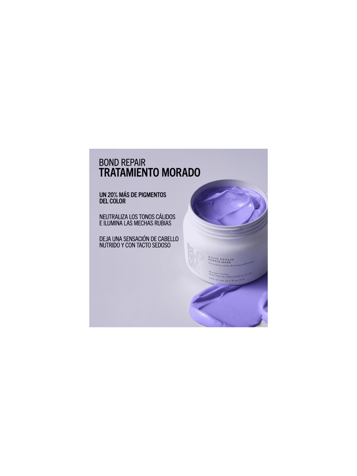 Tratamiento Morado Bond Repair BlondMe Schwarzkopf Professional