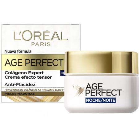 Crema Efecto Tensor Antiflacidez y Antimanchas Collagen Expert Age Perfect L'Oréal Paris