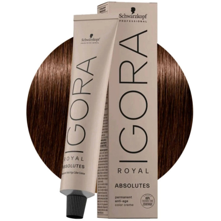 Tinte Igora Royal Absolutes 5-60 Castaño Claro Chocolate Natural Schwarzkopf Professional